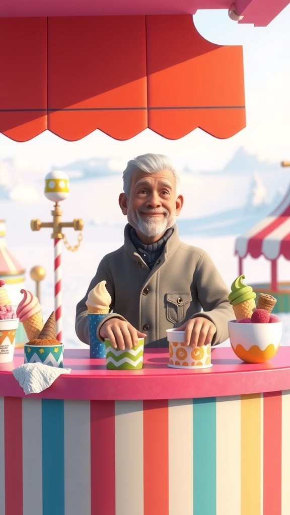 Penjual Es Krim di Kutub Utara dan Beruang Cita-cita ke Pluto