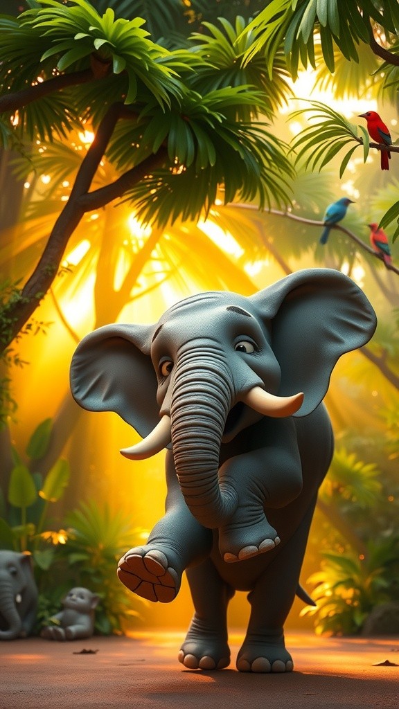 हंसते-हंसते हाथी की नृत्य यात्रा!