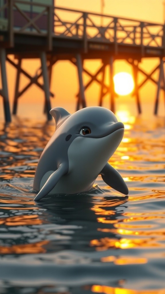 Luna's Echo: A Dolphin's Promise
