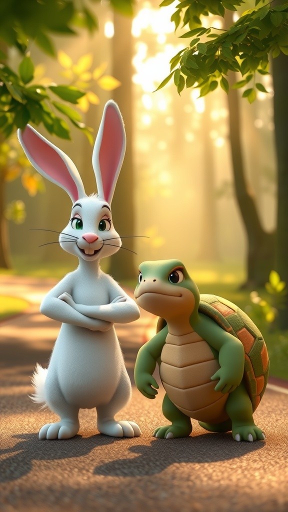 The Rabbit and the Tortoise: A Race of Patience