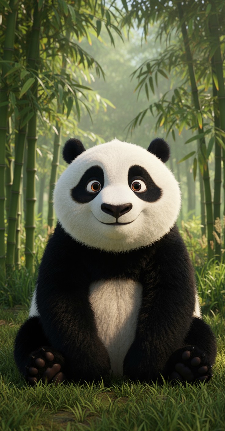 可爱熊猫的日常乐趣