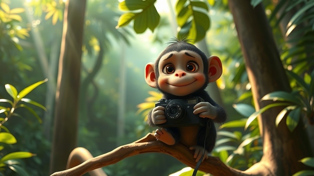 Swinging Through the Jungle: Monkey Vlog Adventure!