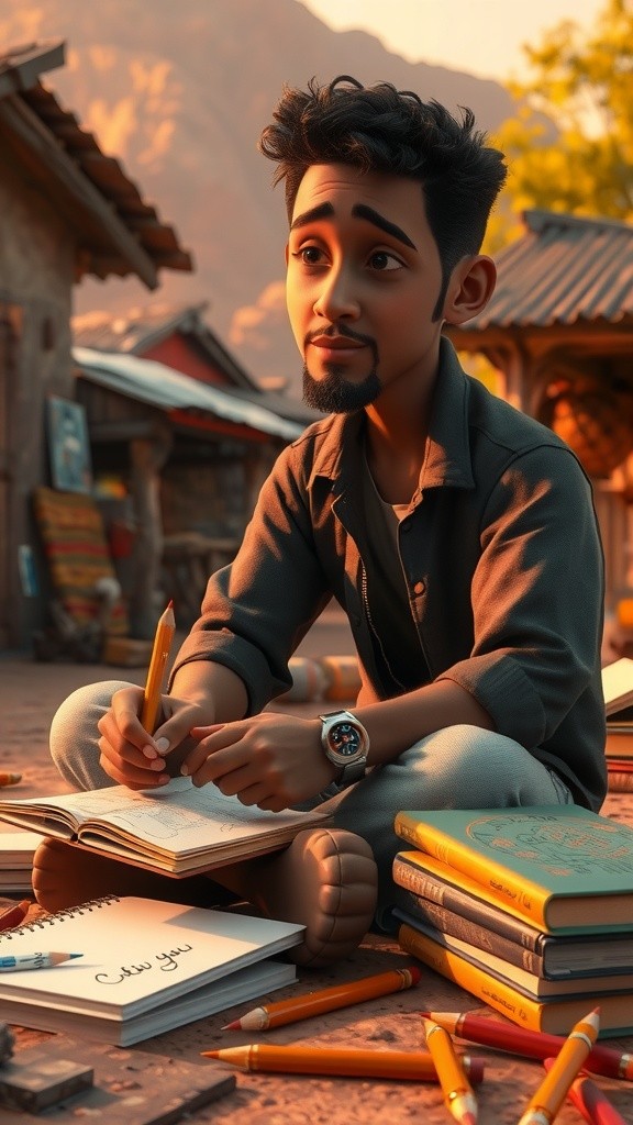 रवि और जादुई तूलिका