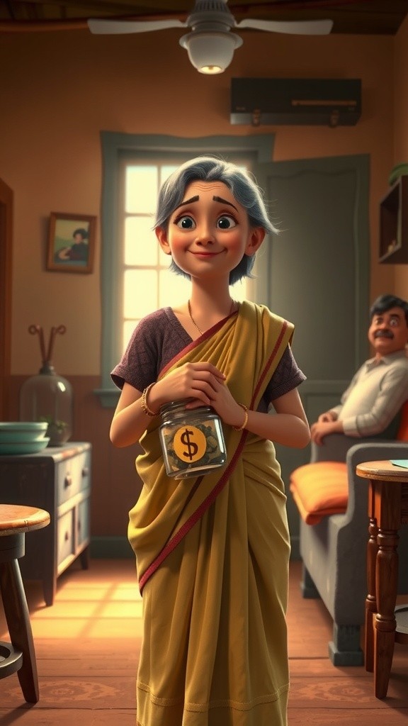 महा-कंजूस सास कमला देवी का घर