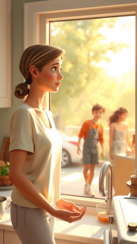 La solitude d'une jeune fille dans une famille nombreuse