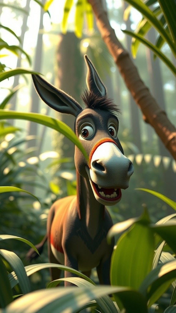 The Donkey and the Monkey's Friendship