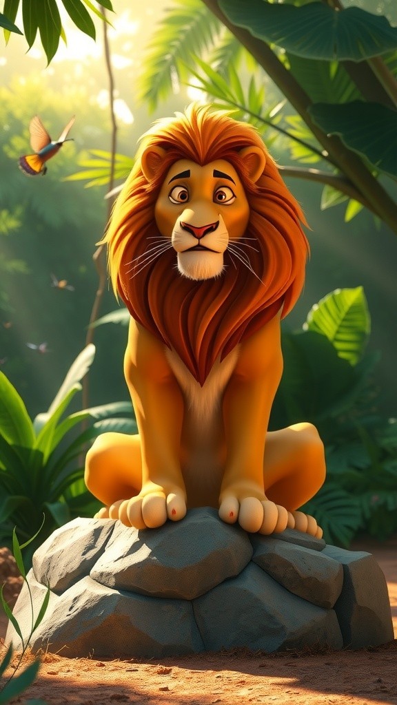 The Lion's Lesson: Strength in Wisdom and Respect