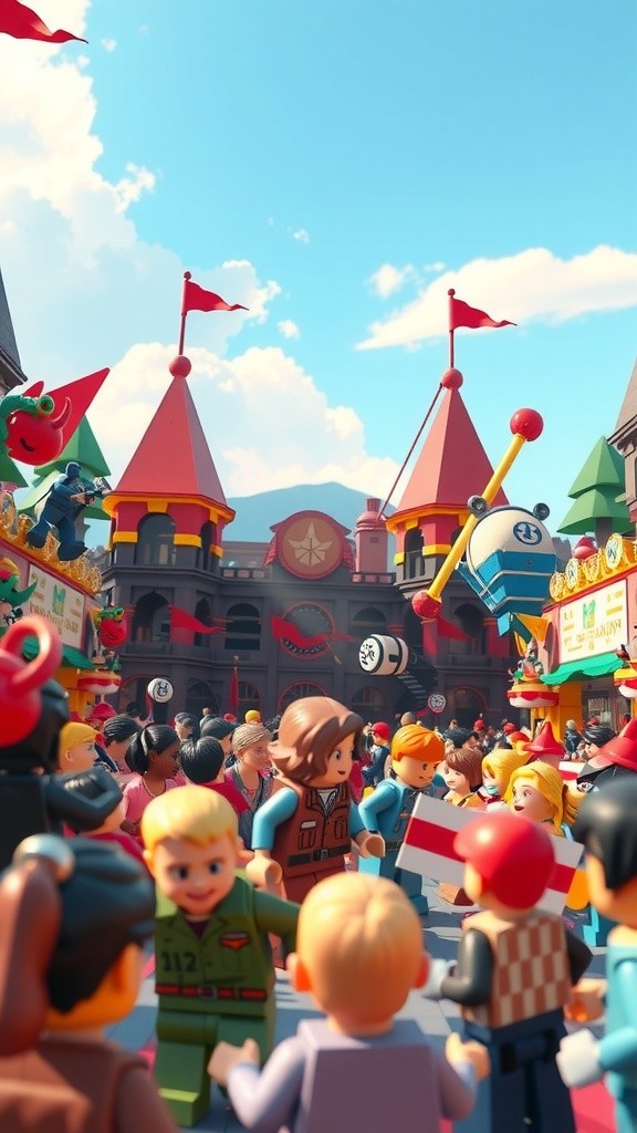 Pertarungan Seru: Naruto vs Saitama dalam Dunia LEGO!