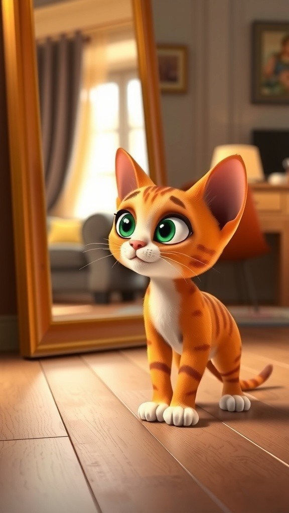 Mimi Si Kucing dan Impiannya Menjadi Singa