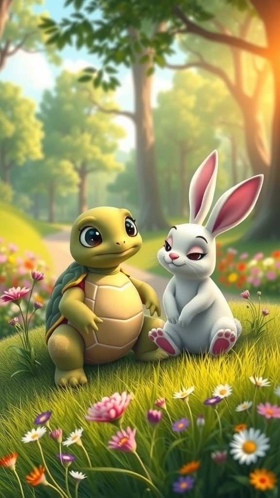 कछुआ और खरगोश: मेहनत की जीत