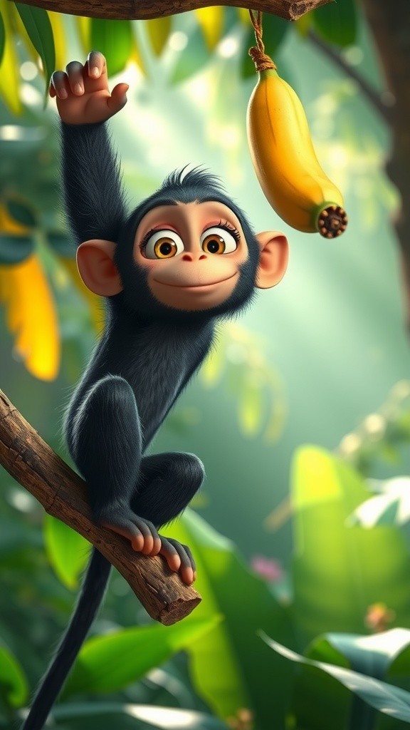 Momo dan Pisang Ajaib yang Terbang!