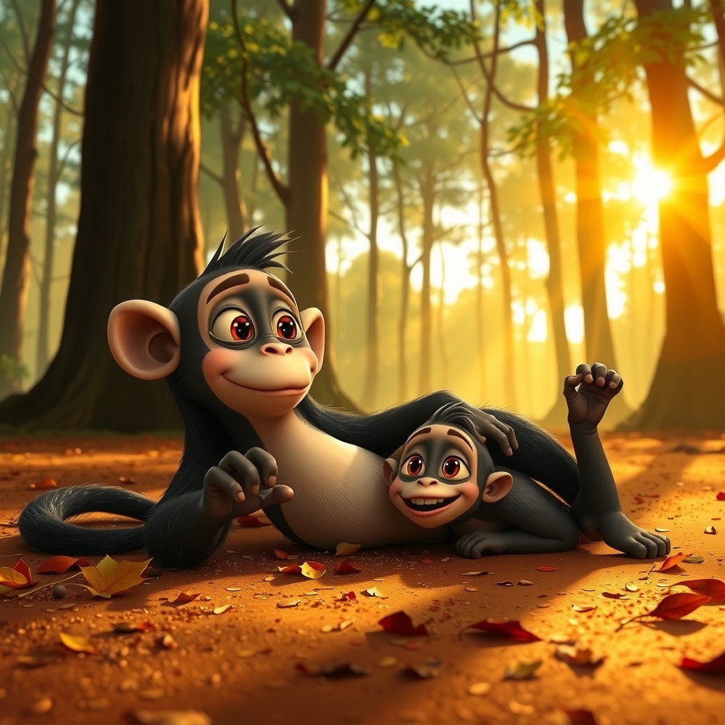 سحر الغابة ونور الذكريات