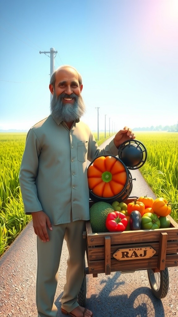 किसान की सब्ज़ियों की कहानी