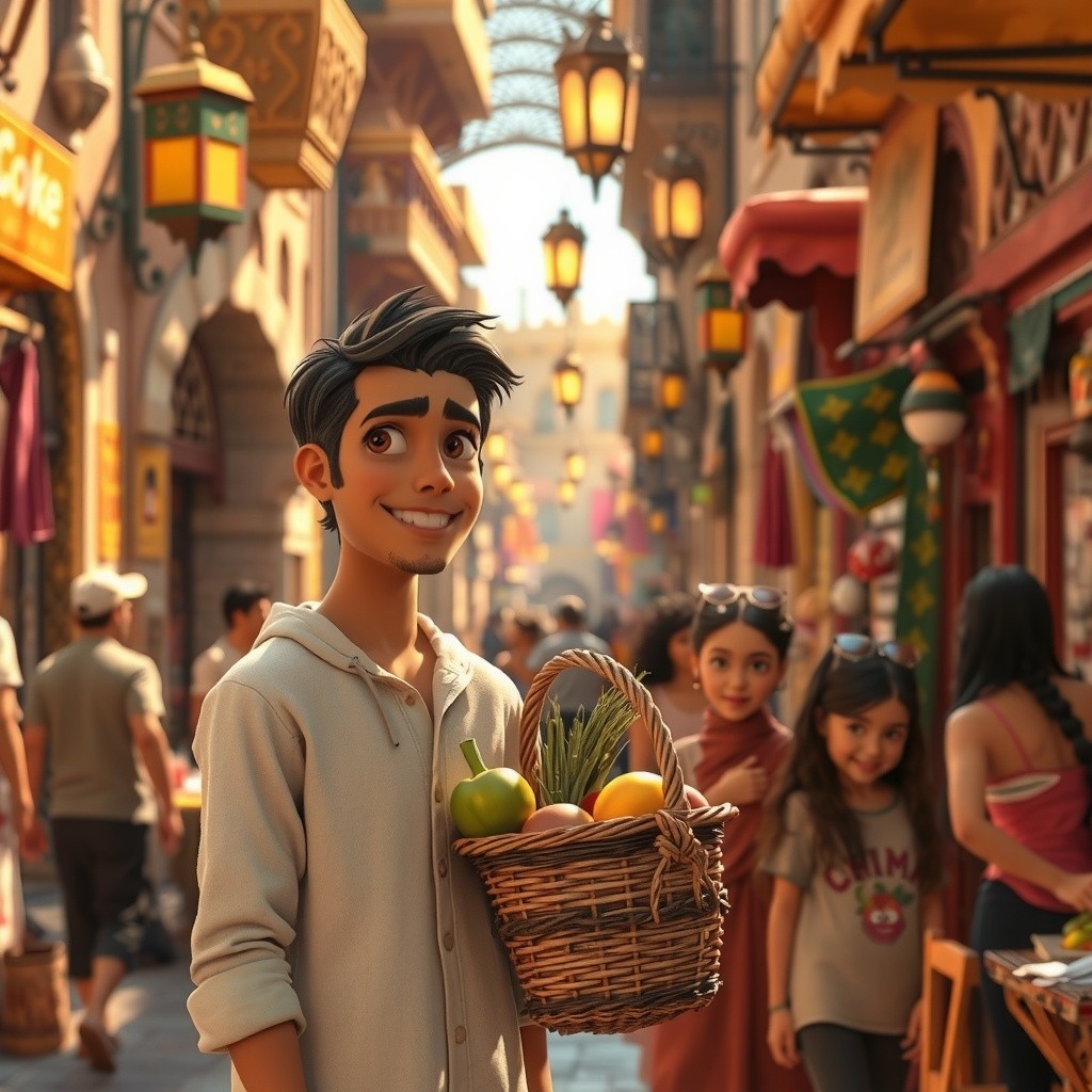 رحلة كريم: الأمل في قلب الفقر