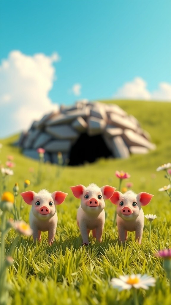 तीन छोटे सूअर की कहानी