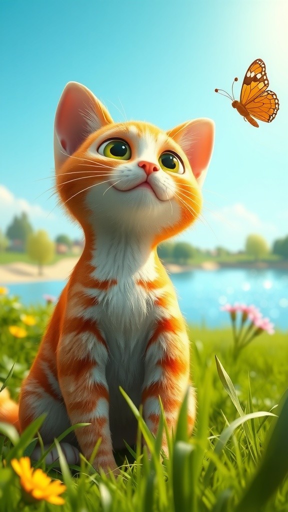 Mimo's Adventure: Catching His First Fish!
