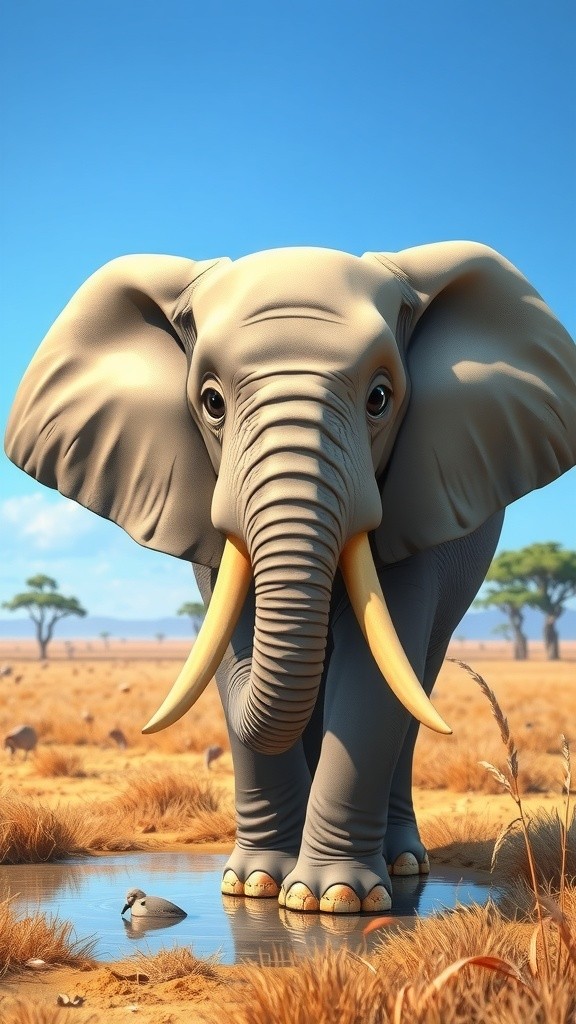 Child and Elephant Playtime