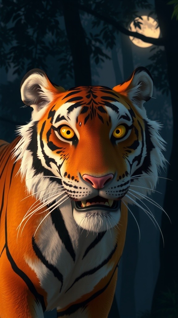 Tigers: Masters of Night Vision