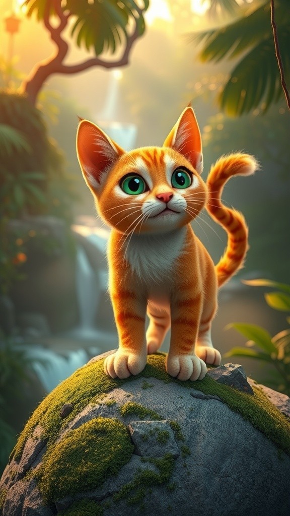 Whiskers’ Wild Adventure: The Jungle Cat's Quest for Glory