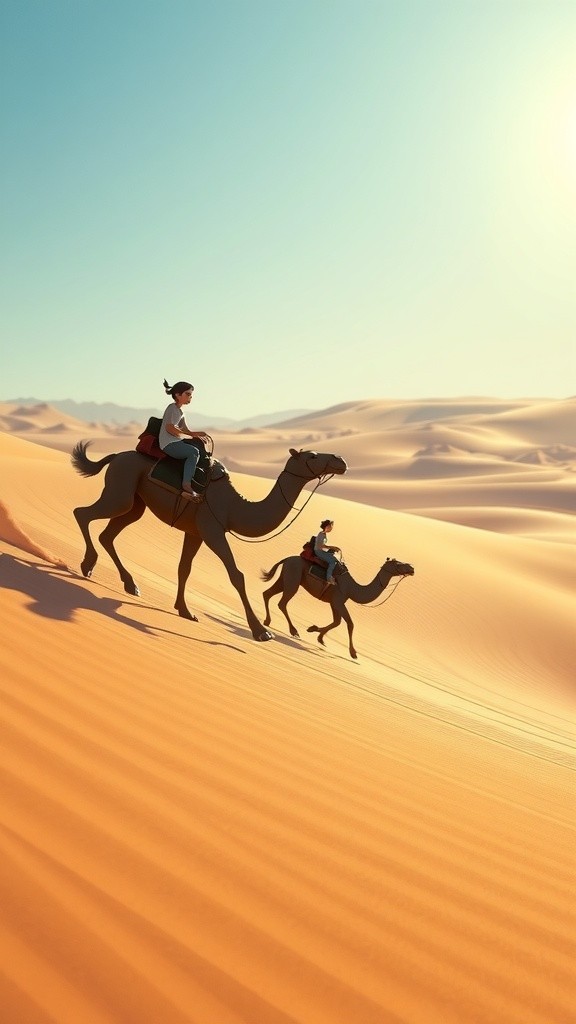 Balapan Unta: Joki Robot di Gurun Pasir!