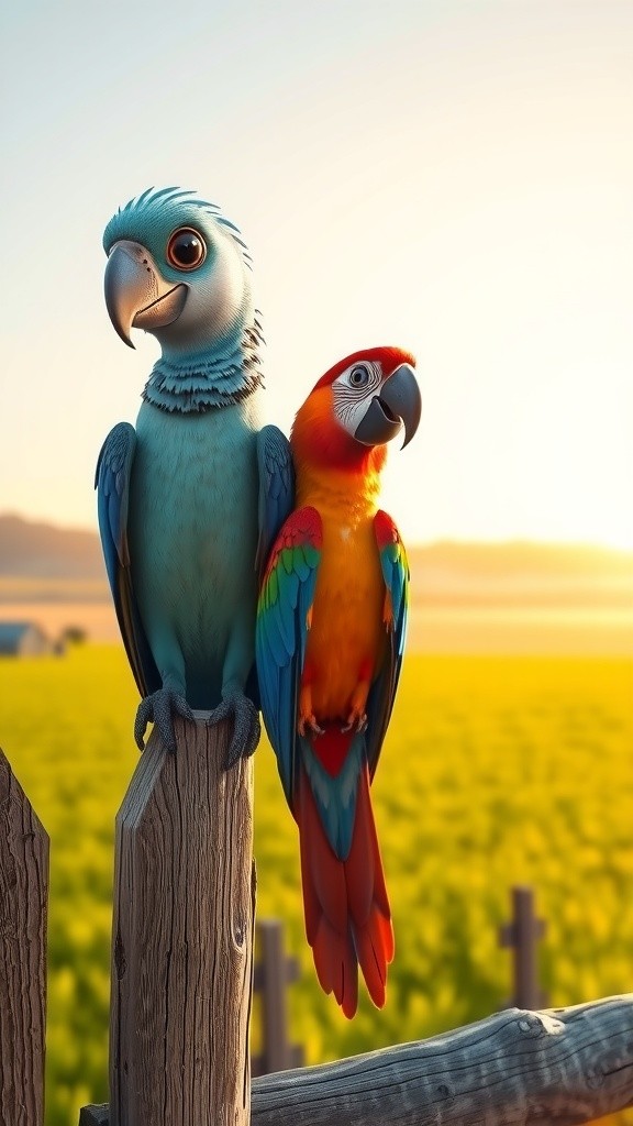 तोते और मैना की कहानी