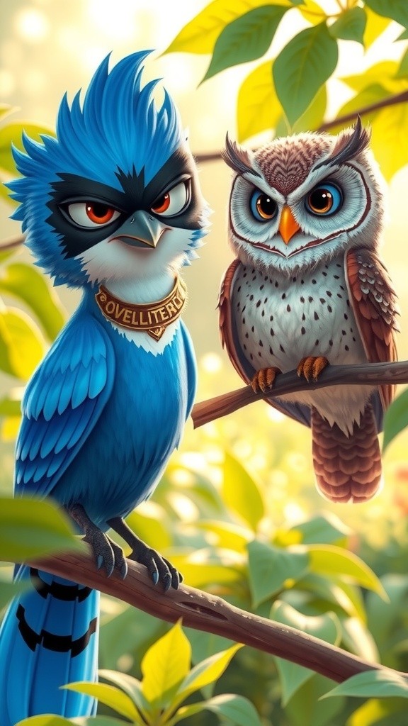 دو پرندوں کی لڑائی اور دوستی کا درس