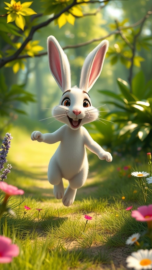 Epic Jungle Race: Rabbit vs. Tortoise!