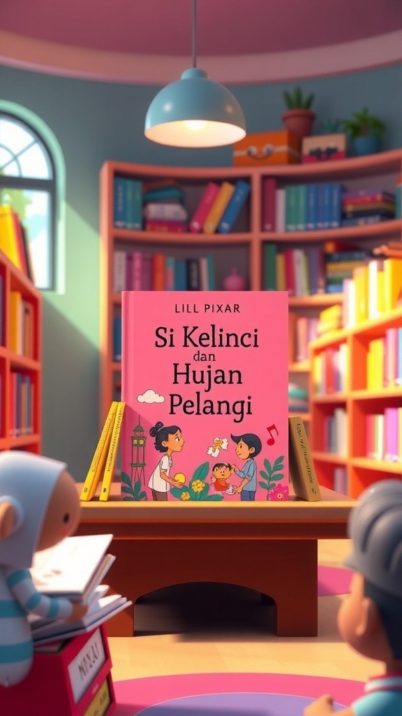 Kelinci dan Pelangi Teman