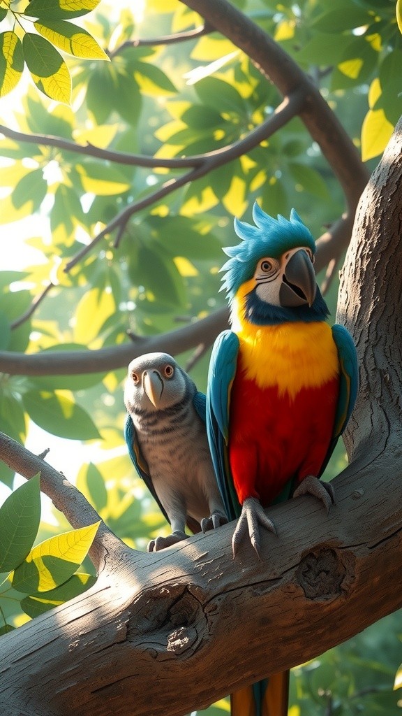 ताकत और खासियत: तोता और कबूतर की कहानी