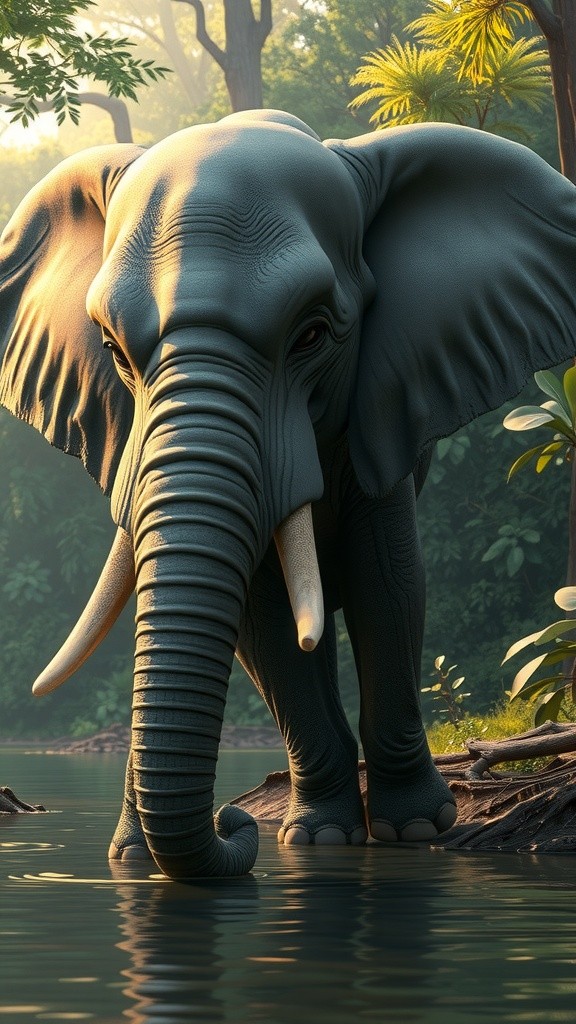 हाथी की समझदारी और बंदर की शरारत