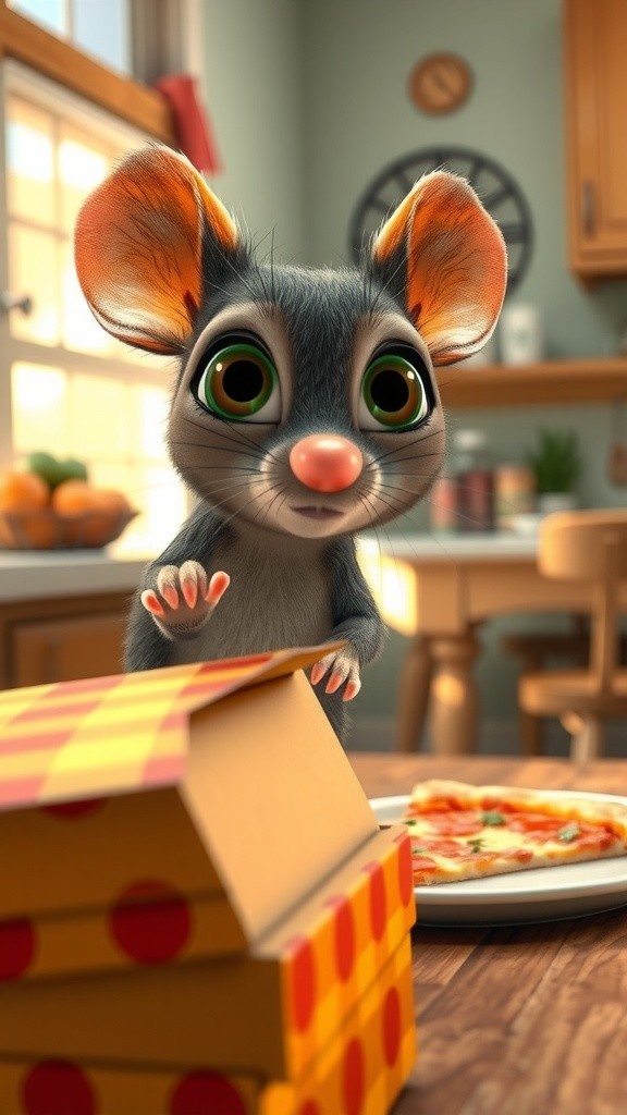 Ciki dan Misi Pizza yang Lucu