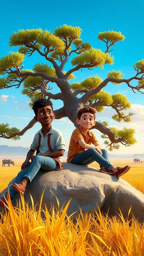 Twin Tales: The Lion in the Bush