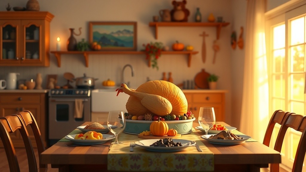 Thanksgiving Chase: Tom and Jerry's Hilarious Kitchen Adventure