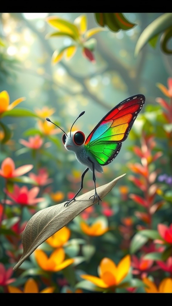 Kupu-Kupu Pelangi yang Baik Hati