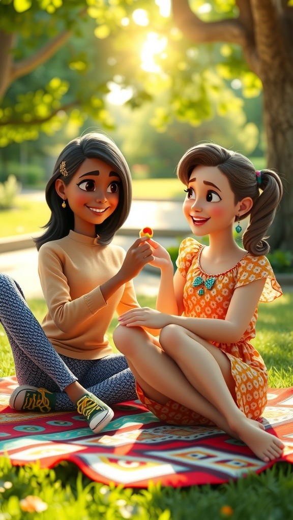 بسنت وسدن يلعبان معاً