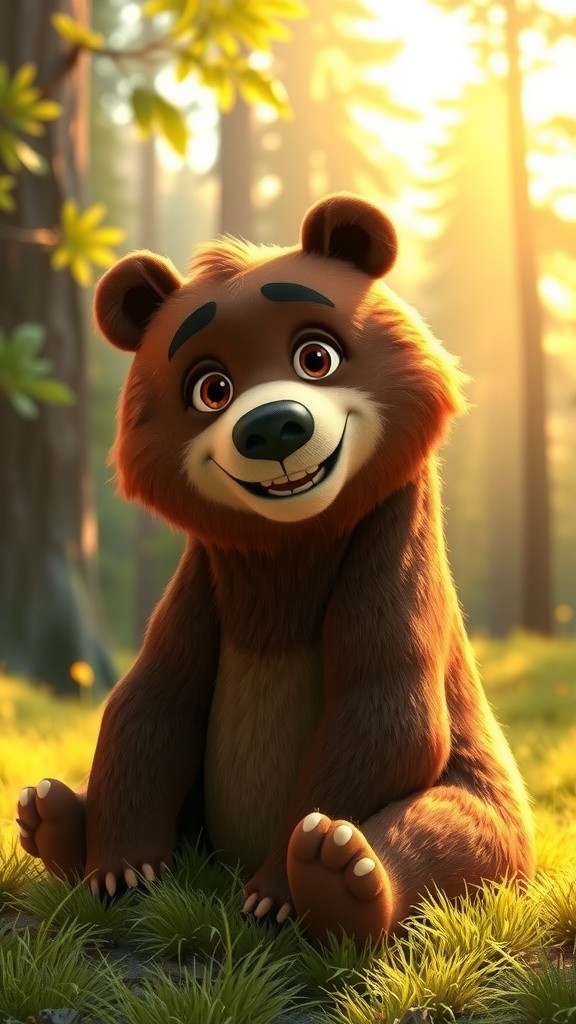 Beruang Kecil dan Sayap Daun