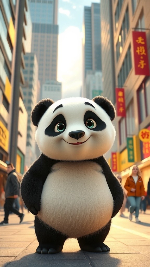 The Adorable Hero Panda Saves the City!