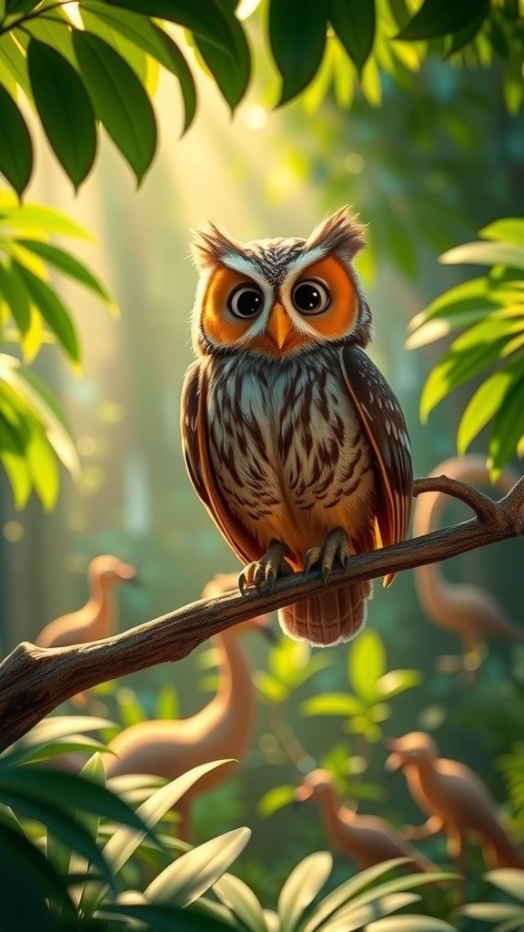 Burung Hantu dan Belalang yang Mengganggu