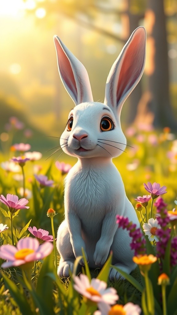 A Garden of Friendship: A Rabbit and Bear's Magical Adventure