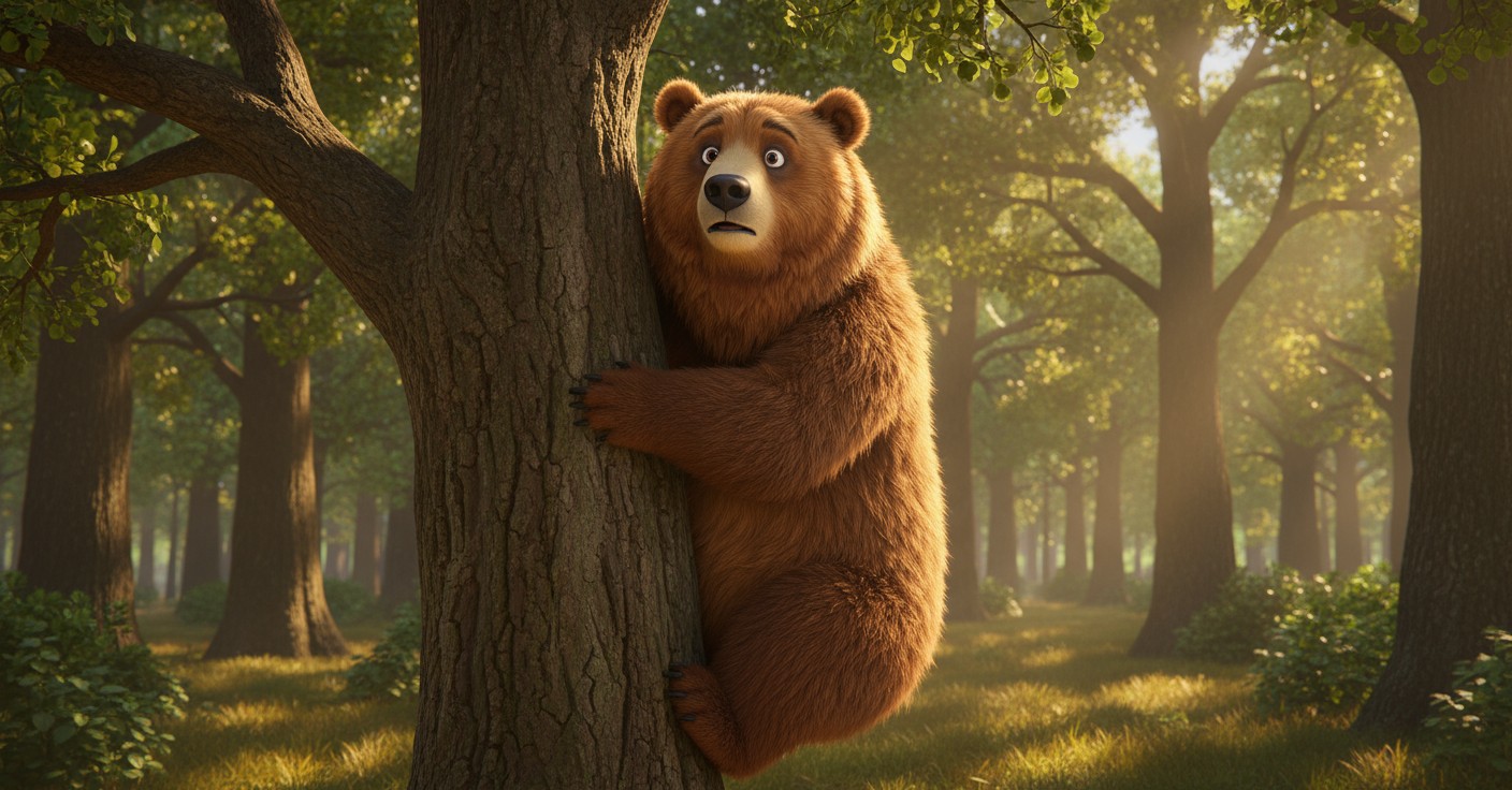 A Bear's Lesson from the Tree