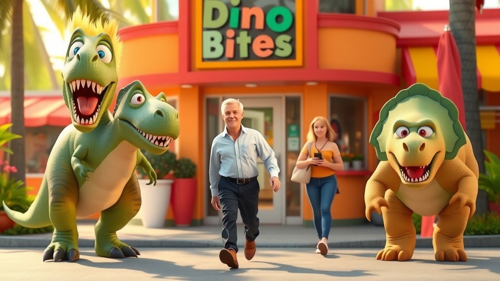 Dinosaurs and Marvel Heroes Hit the Fast Food Joint!