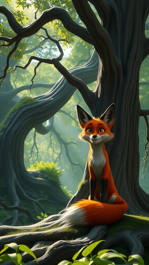 लोमड़ी और कौआ: चालाकी की कहानी