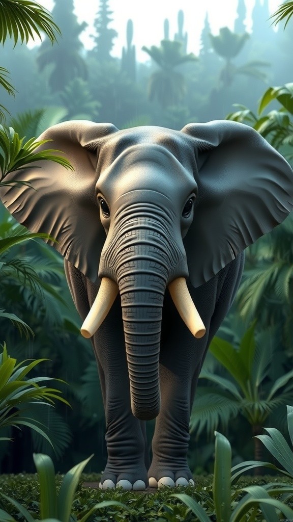 ہاتھی کی چھوٹی چھتری اور بڑا دل