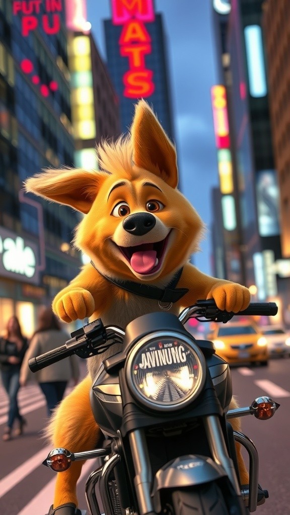 Dog vs. Snake: A Wild Motorcycle Chase!