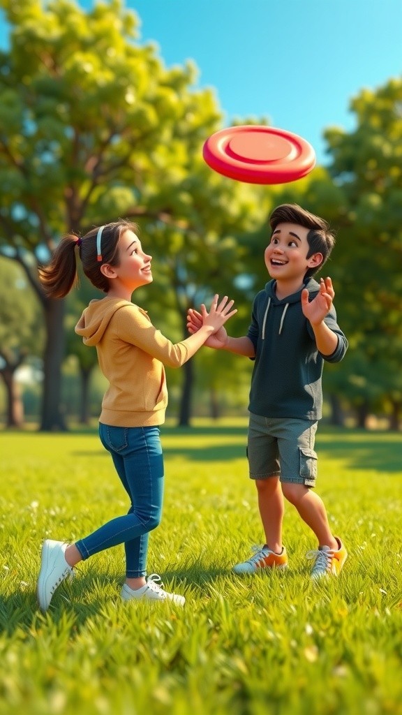 Children Playing with a Ball