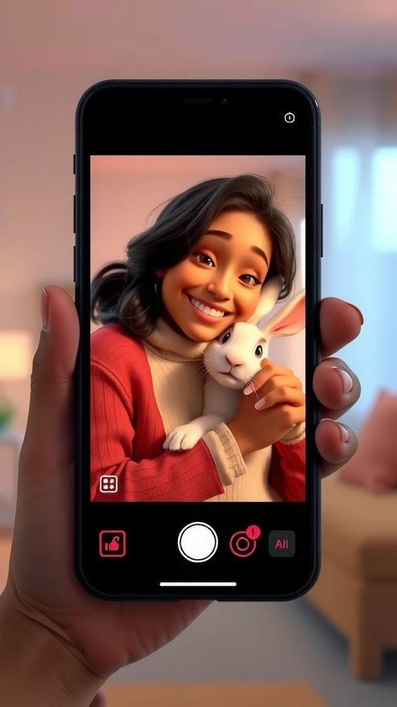 Kelinci Lucu yang Suka Pose Selfie!