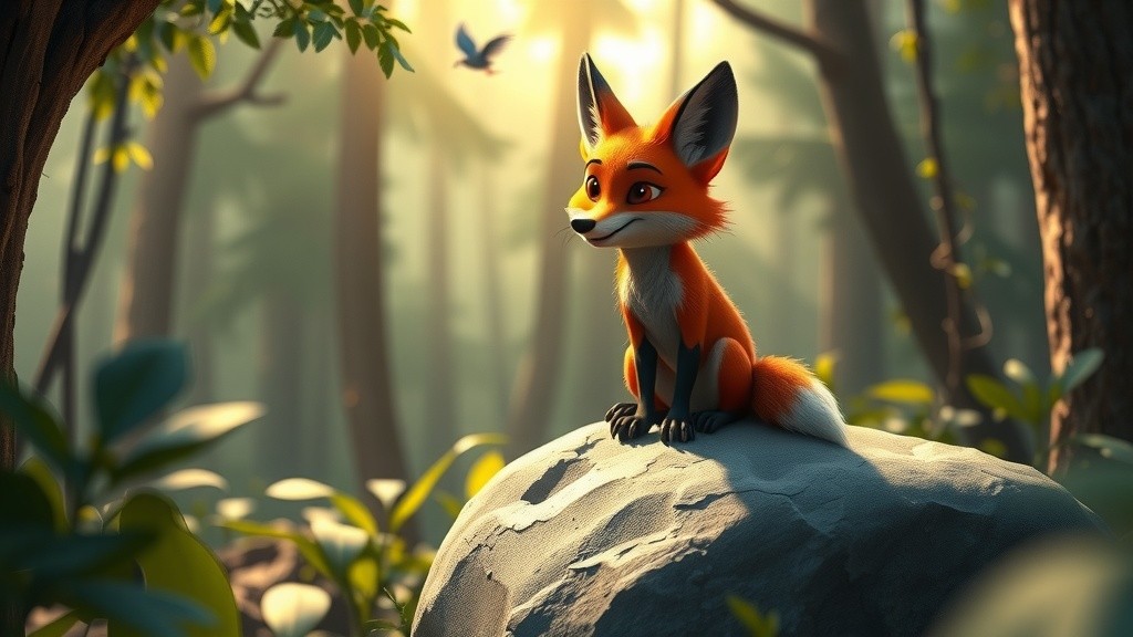 लोमड़ी की चालाकी और सच्चाई का पाठ