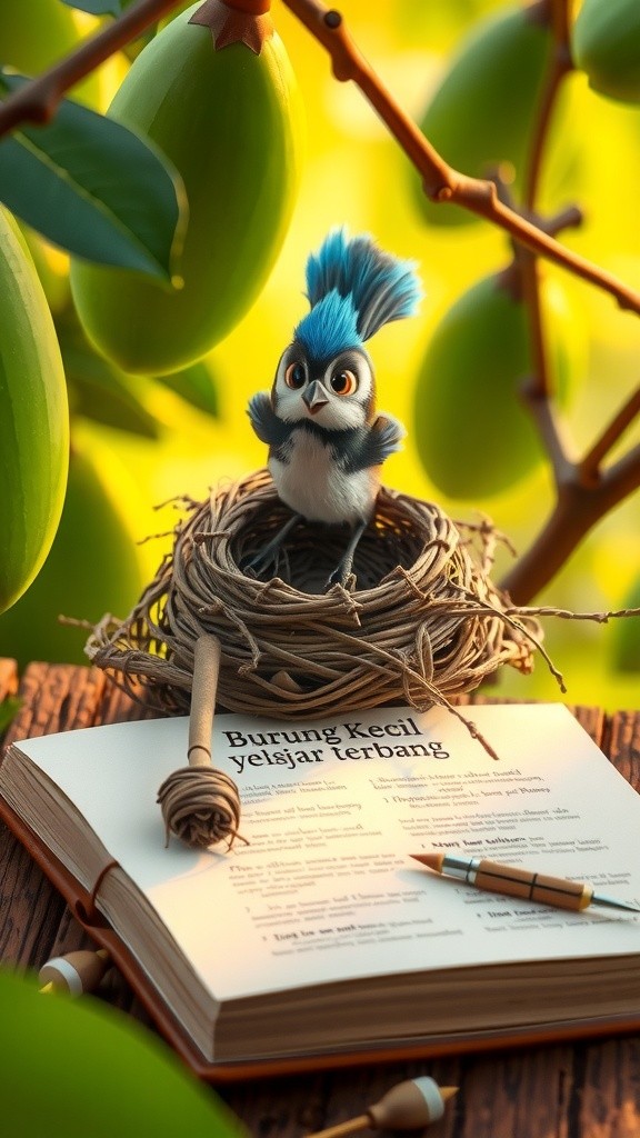 Pipit Sang Burung Kecil yang Berani Terbang