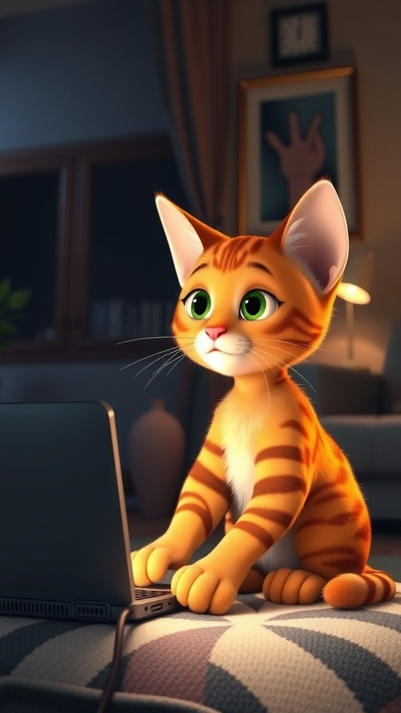 Milo Si Kucing Malas yang Viral