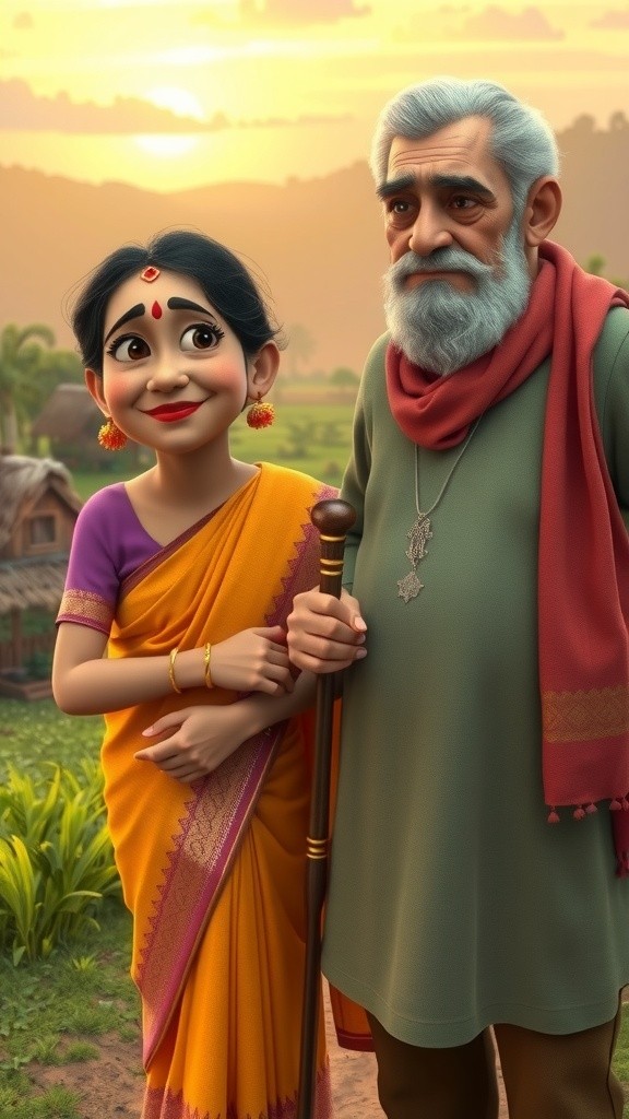 दादी, दादा और उनके प्यारे साथी